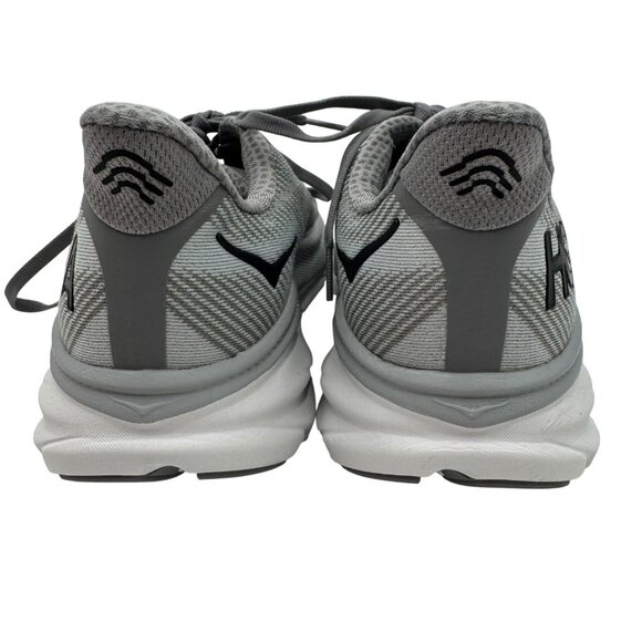Hoka One One Clifton 9 Grey Mens Size 10D Lightweight Running Shoes - Picture 2 of 12